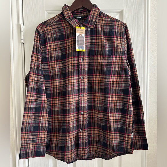 Eddie Bauer Other - Eddie Bauer - Men's Night Sky Ohio Plaid Relaxed Fit Flannel Shirt, Medium